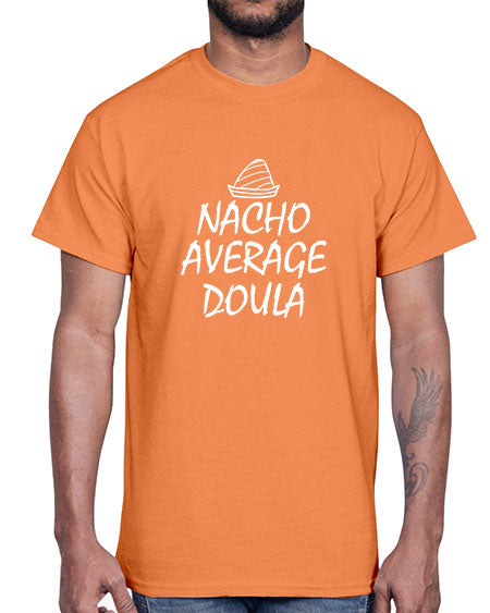 Womensnachoaveragedoulagiftforfunnydoula1654#- doubla- Cotton Tee