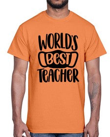Worlds Best Teacher Style 1656#- teacher- Cotton Tee
