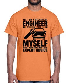 Yes I Am A Mechanical Style 1671#- engineer- Cotton Tee