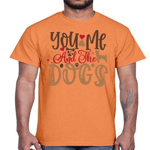 You Me And The Dogs Style 52#- dogs- Cotton Tee