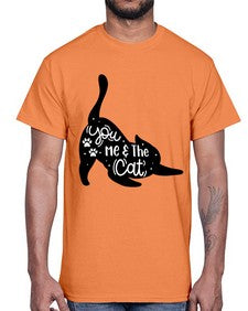 You Me The Cat Style 111#- cats- Cotton Tee