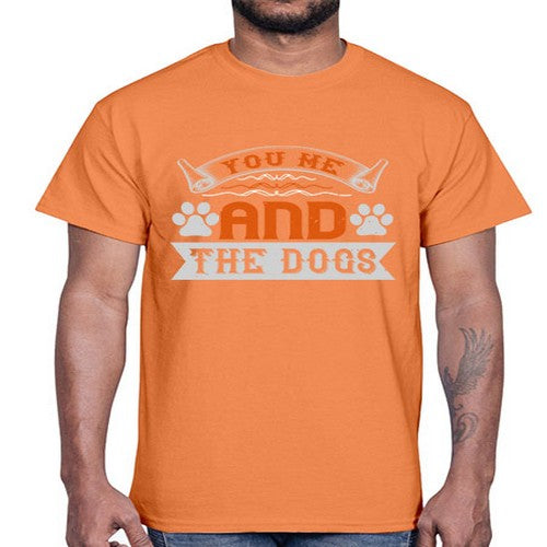You Me and the Dogs Style 138#- dogs- Cotton Tee