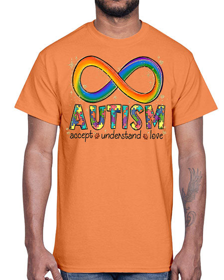 accept love understand autism- autism- Cotton Tee