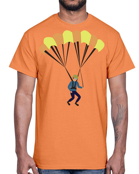all in one 08#- parachute- Cotton Tee