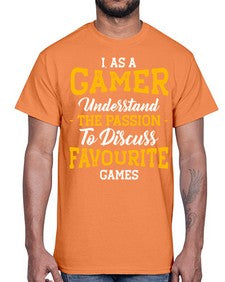 as a gamer understan the passion 61#- video games- Cotton Tee