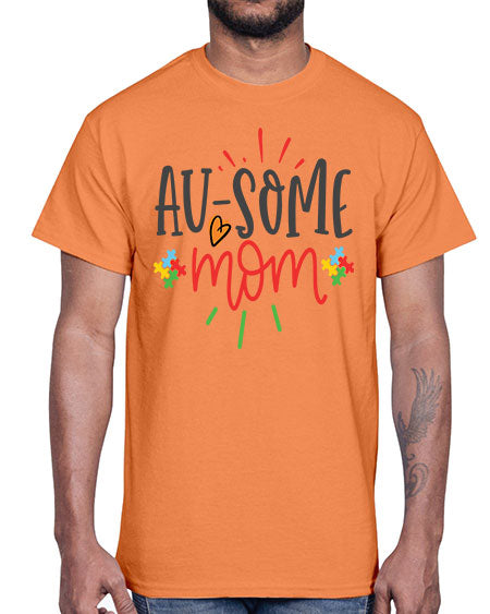 ausome mom Style 4#- autism- Cotton Tee
