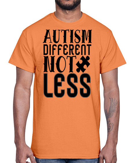 autism different not less Style 6#- autism- Cotton Tee