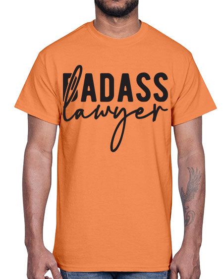 badass lawyer 585#- lawyer- Cotton Tee
