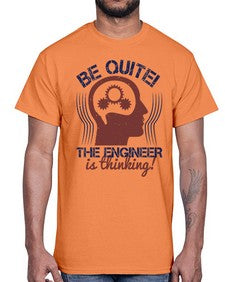 be quite the engineer is thinking Style 59#- engineer- Cotton Tee