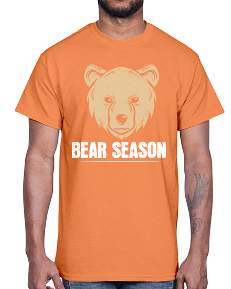 bear season 43#- bears - animals- Cotton Tee