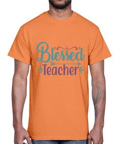 blessed teacher 631#- teacher- Cotton Tee
