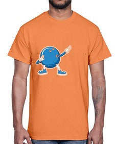 bowling ball dabbing bowling 276#- bowling- Cotton Tee