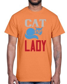 cat lady Style 31#- cats- Cotton Tee