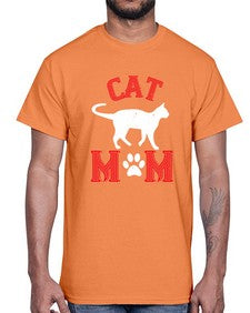 cat mom Style 35#- cats- Cotton Tee