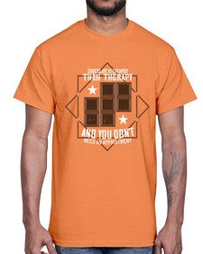chocolate is cheaper than therapy and you dont need an appointment 93#- chocolate- Cotton Tee