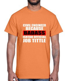 civil engineer 656#- engineer- Cotton Tee