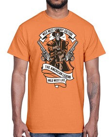 cowboy 351#- western- Cotton Tee