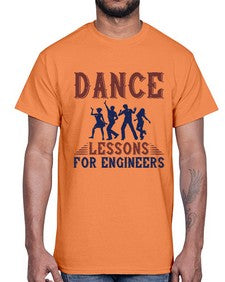 dance lessons for engineers 691#- engineer- Cotton Tee