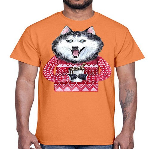 dog 73#- dogs- Cotton Tee