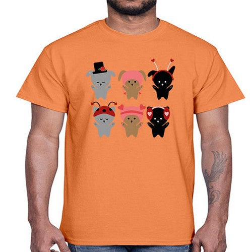 dogs 138#- dogs- Cotton Tee