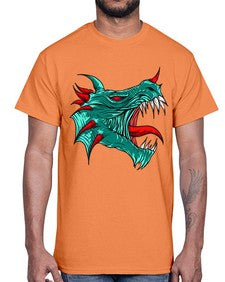 dragon 174#- dragon- Cotton Tee