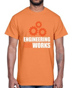 engineering works 769#- engineer- Cotton Tee