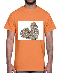 ethnic duck 420#- mandala- Cotton Tee