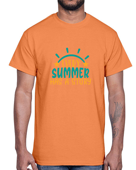 every summer has a story story Style 107#- summer- Cotton Tee
