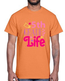 fifth grade life 78#- fifth grade- Cotton Tee