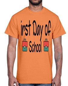 first Day of School 112#- last day of school- Cotton Tee