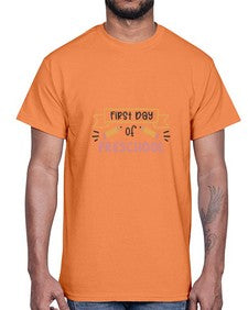 first day of preschool 110#- first grade- Cotton Tee