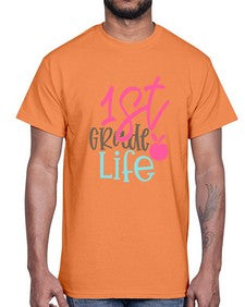 first grade design 121#- first grade- Cotton Tee