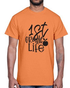 first grade design black 122#- first grade- Cotton Tee