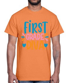 first grade divaaa 130#- first grade- Cotton Tee
