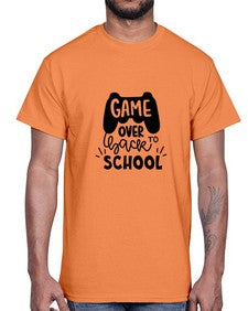 game over back to school 217#- general school- Cotton Tee