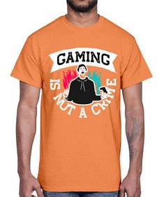 gaming is not a crime 97#- video games- Cotton Tee