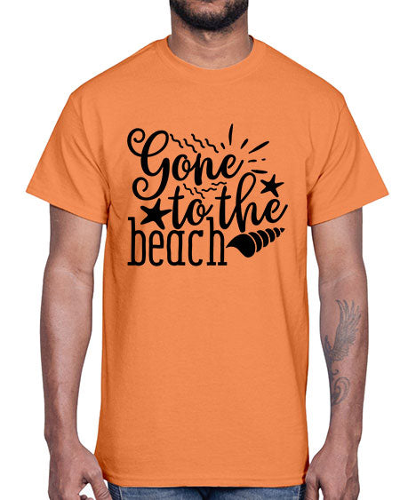 gone to the beach Style 100#- summer- Cotton Tee