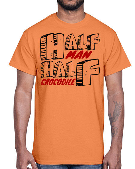 half man half crocodile- alligator- Cotton Tee