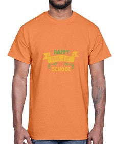 happy last day school 243#- general school- Cotton Tee