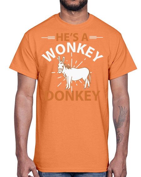 he’s a wonky donkey Style 4#- donkey- Cotton Tee