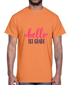 hello first grade 270#- first grade- Cotton Tee