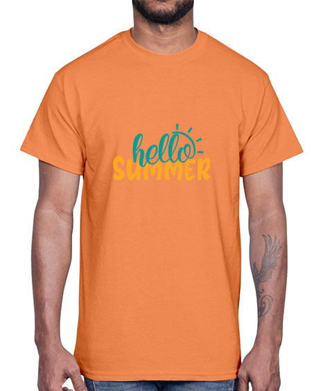 hello summer Style 97#- summer- Cotton Tee