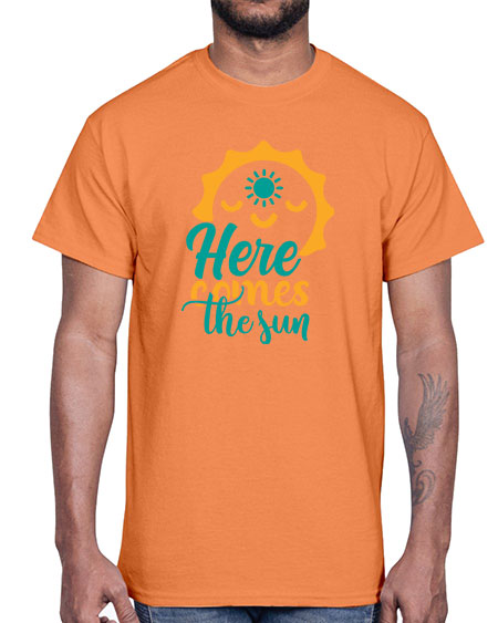 here comes the sun Style 96#- summer- Cotton Tee