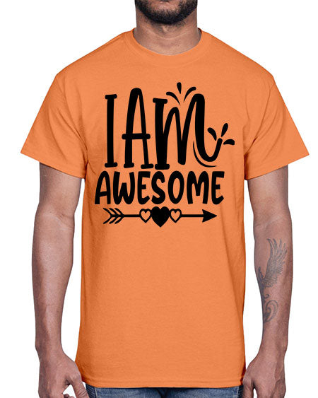 i am awesome Style 19#- autism- Cotton Tee
