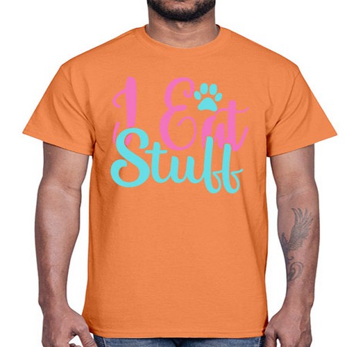 i eat stuff Style 82#- dogs- Cotton Tee