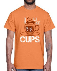 i like big cup 224#- cooking- Cotton Tee