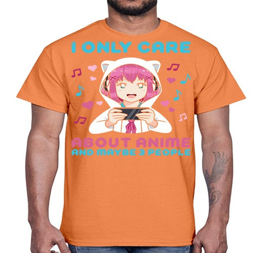 i only care about anime and maybe people234#- anime- Cotton Tee