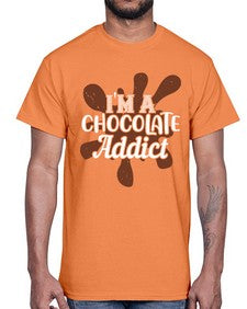 im a chocolate addict 272#- chocolate- Cotton Tee
