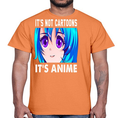 its not cartoons its anime253#- anime- Cotton Tee