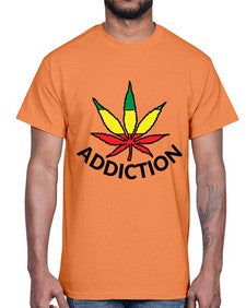 jamacian cannabis 685#- marijuana- Cotton Tee